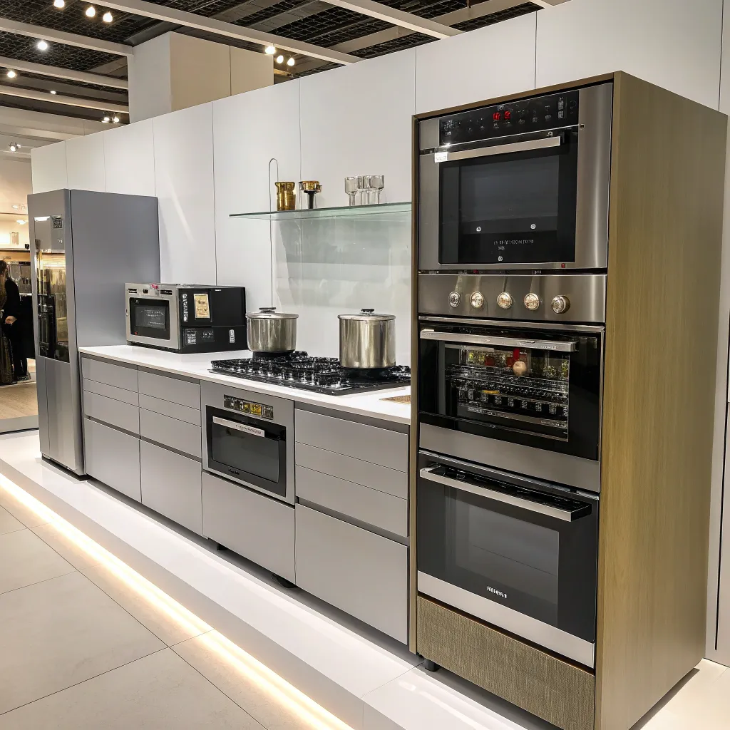 Elegant display of premium kitchen appliances